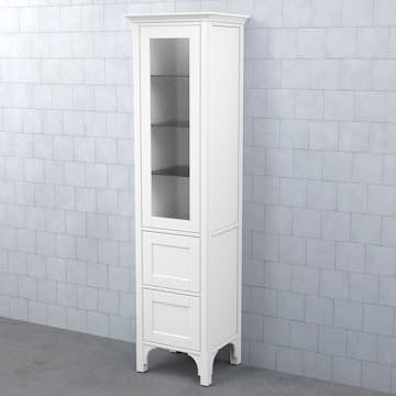 Högskåp Björbo Badrum Saga Vitrinlucka